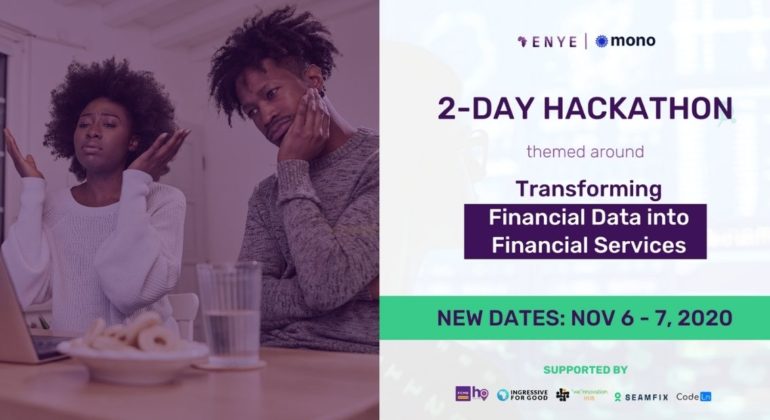 Register for Enye Hackathon 2020 Register for Enye Hackathon 2020 financial data for financial services